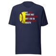 thumbnail image 1 of My Daughter Might Not Always Swing But I Do So Watch Your Mouth, Unisex, Funny Dad Quote, Softball Pride, Funny Dad Quote, Parent Quote (Navy, 3XL), 1 of 1