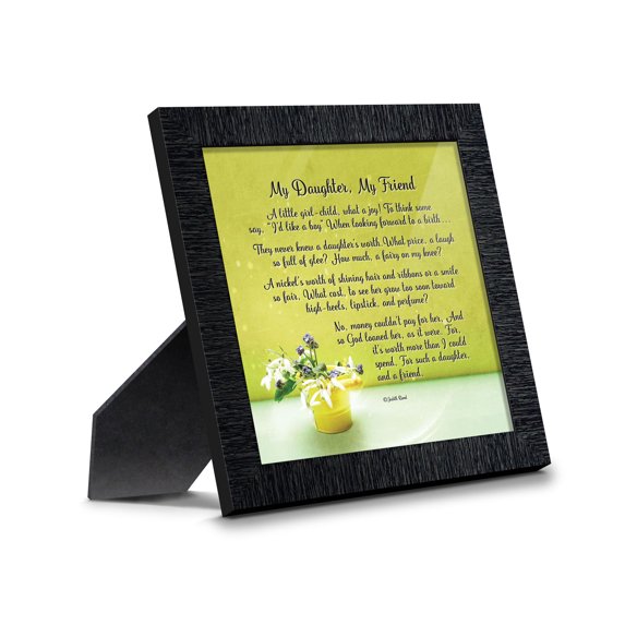 My Daughter, My Friend, Daughter Gifts, Picture Frame from Mom to Daughter, 8622CH