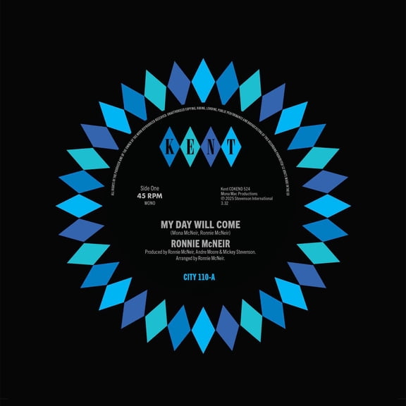 Ronnie McNeir My Day Will Come/The Girl's Alright With Me (Vinyl Record) 7" Single