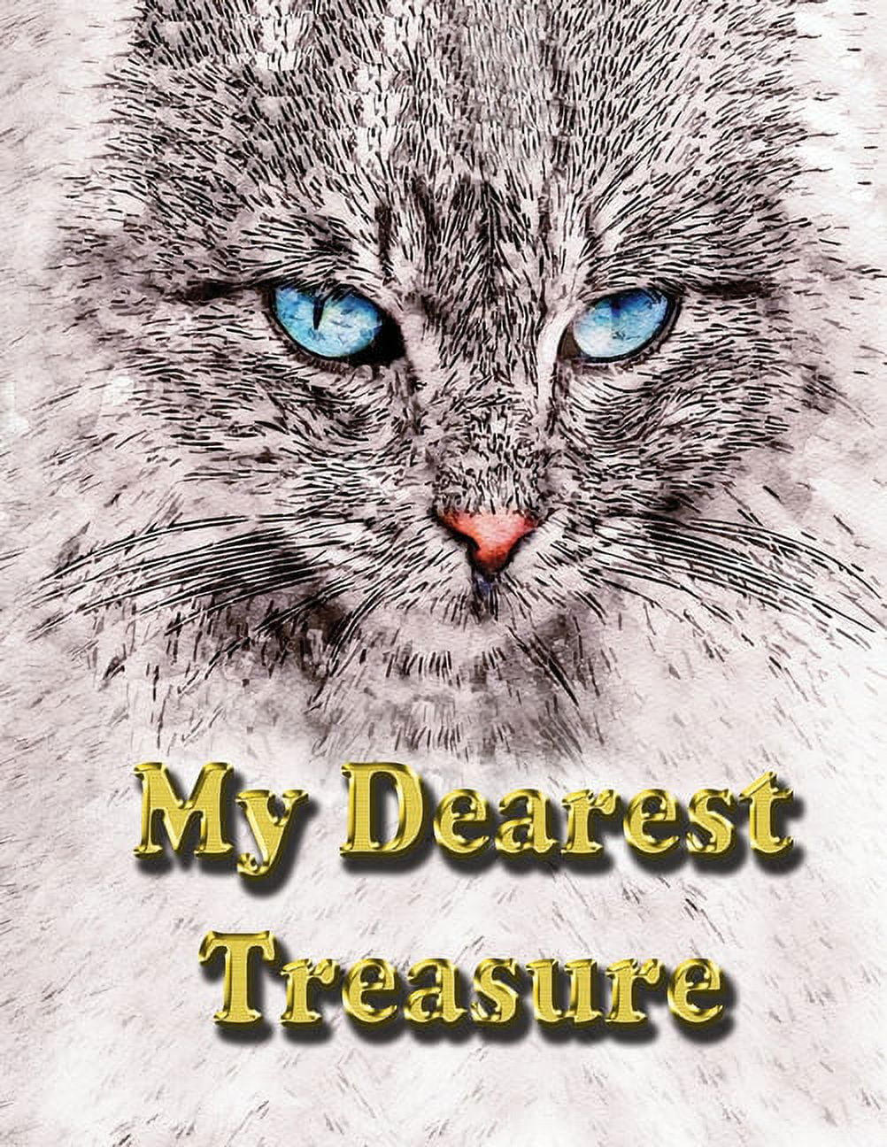 My Dearest Treasure: I Love Cat, Cute Photo Album for Cat (Photo Album 100  Pages, 8.5 x 11) (Paperback)