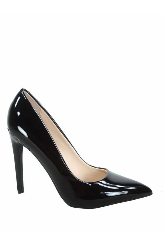 Women's Casual & Dress Pointed Toe Stiletto Heel Pumps, Black, 10
