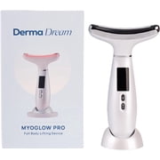 My Derma Dream MyoGlow PRO Neck, Face, Arms, and Legs Skin Tightening and Lifting Lymphatic Drainage Massager Tool