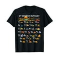 thumbnail image 1 of My Dinosaur Lovers Kids Alphabet Dino Fossil ABC Design T-Shirt, 1 of 5