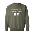 thumbnail image 1 of My Doctor Says I Need Glasses Crewneck Sweatshirt, 1 of 2