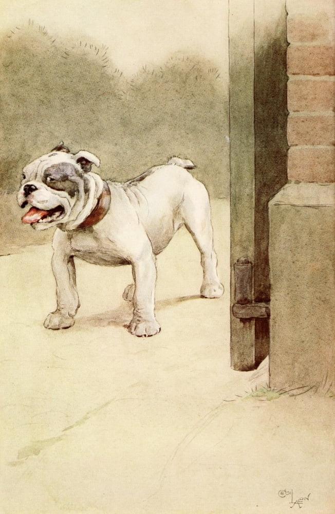 My Dog 1913 Outside Canvas Art - Cecil Aldin (18 x 24)
