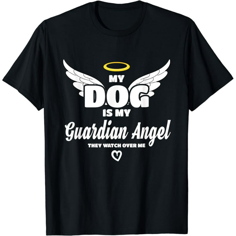 My Golden Retriever Is A Guardian Angel Vintage Tshirt My Golden Retriever Is A Guardian Angel Vintage Tshirt