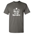 thumbnail image 1 of My Dog Is My Valen*ine Sarcastic Humor Graphic Tees Gift For Mens Novelty Funny T Shirt, 1 of 5