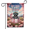 thumbnail image 1 of My Dog Is My Valentine Cute Labrador Retriever in Gift Box Garden Flag 12x18in Double Sided Lab Dog Lover Gifts Outdoor Decor - 3006, 1 of 5