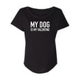thumbnail image 1 of My Dog Is My Valentine Womens Dolman Tee, 1 of 3
