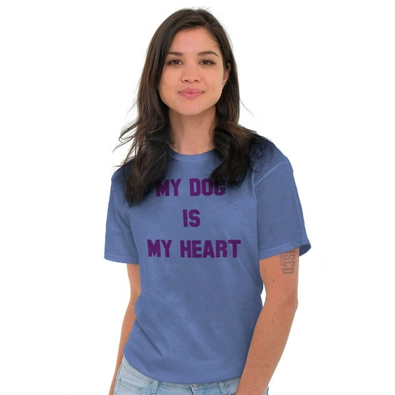 My Dog My Heart Rescue Pet Owner Women's Graphic T Shirt Tees Brisco Brands S