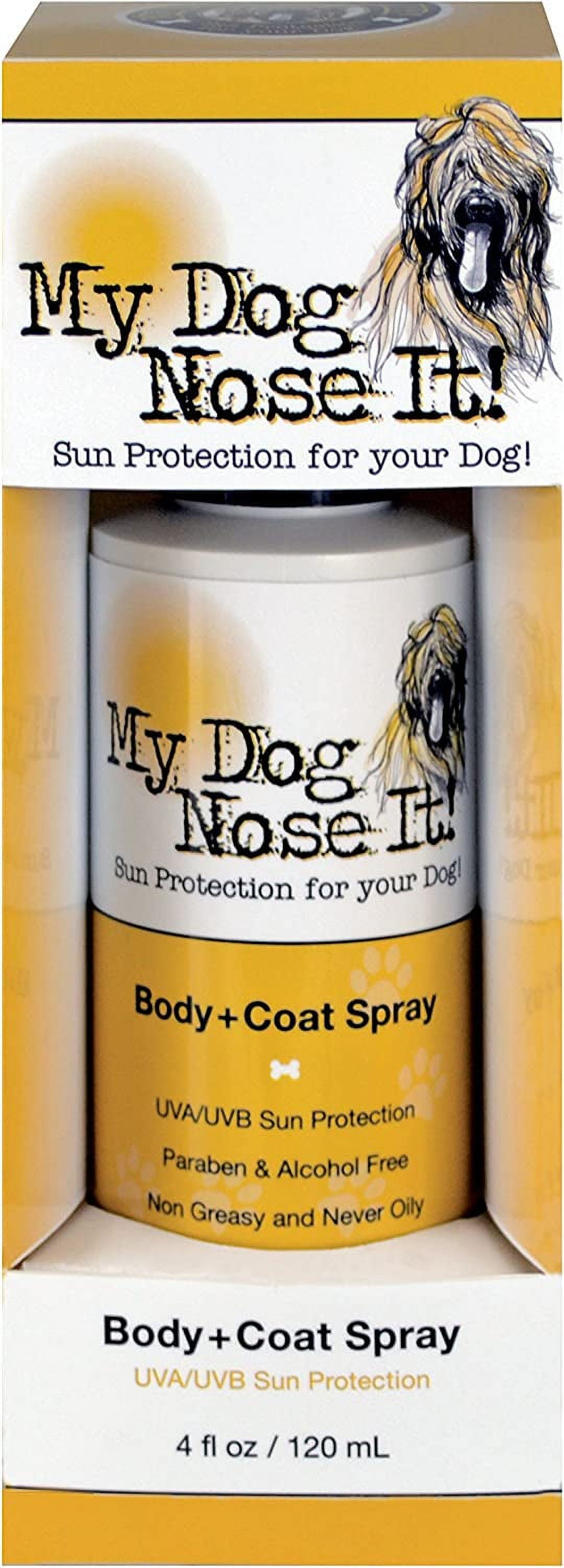 My Dog Nose It Coat and Body Spray - Sun Protection for Your Dog, Protects Against Harmful UVA/UVB Rays