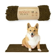 My Doggy Place Dog Mat for Muddy Paws, Washable Dog Dog Mat, Brown
