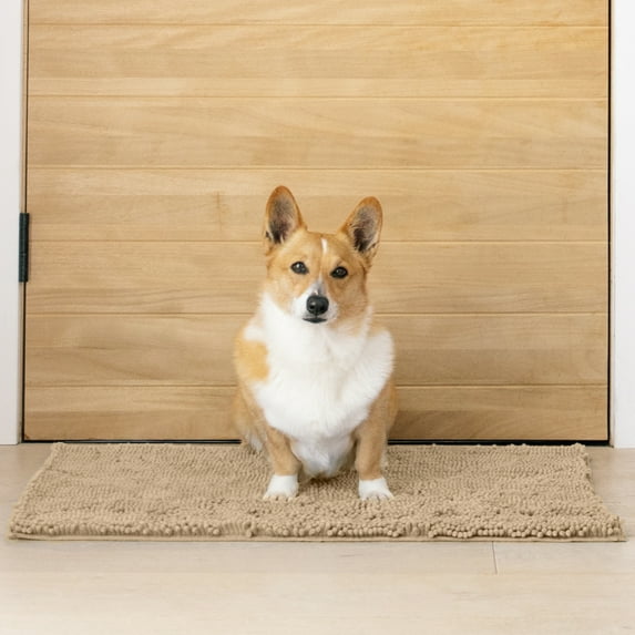 My Doggy Place Dog Mat for Muddy Paws, Washable Dog Dog Mat, Oatmeal