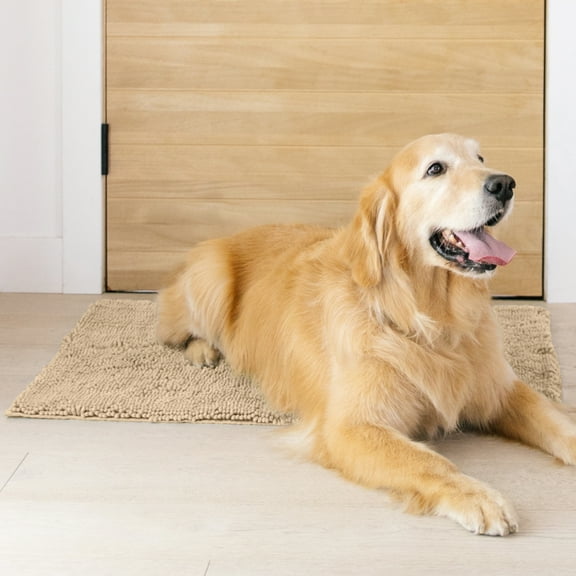 My Doggy Place Dog Mat for Muddy Paws, Washable Dog Dog Mat, Oatmeal