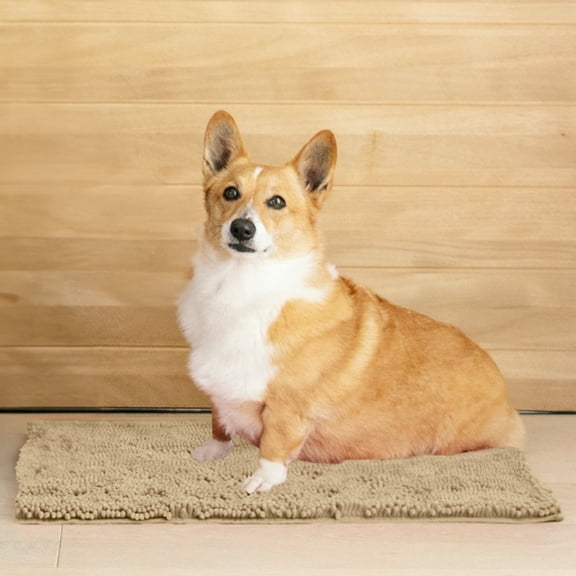 My Doggy Place Dog Mat for Muddy Paws, Washable Dog Dog Mat, Oatmeal