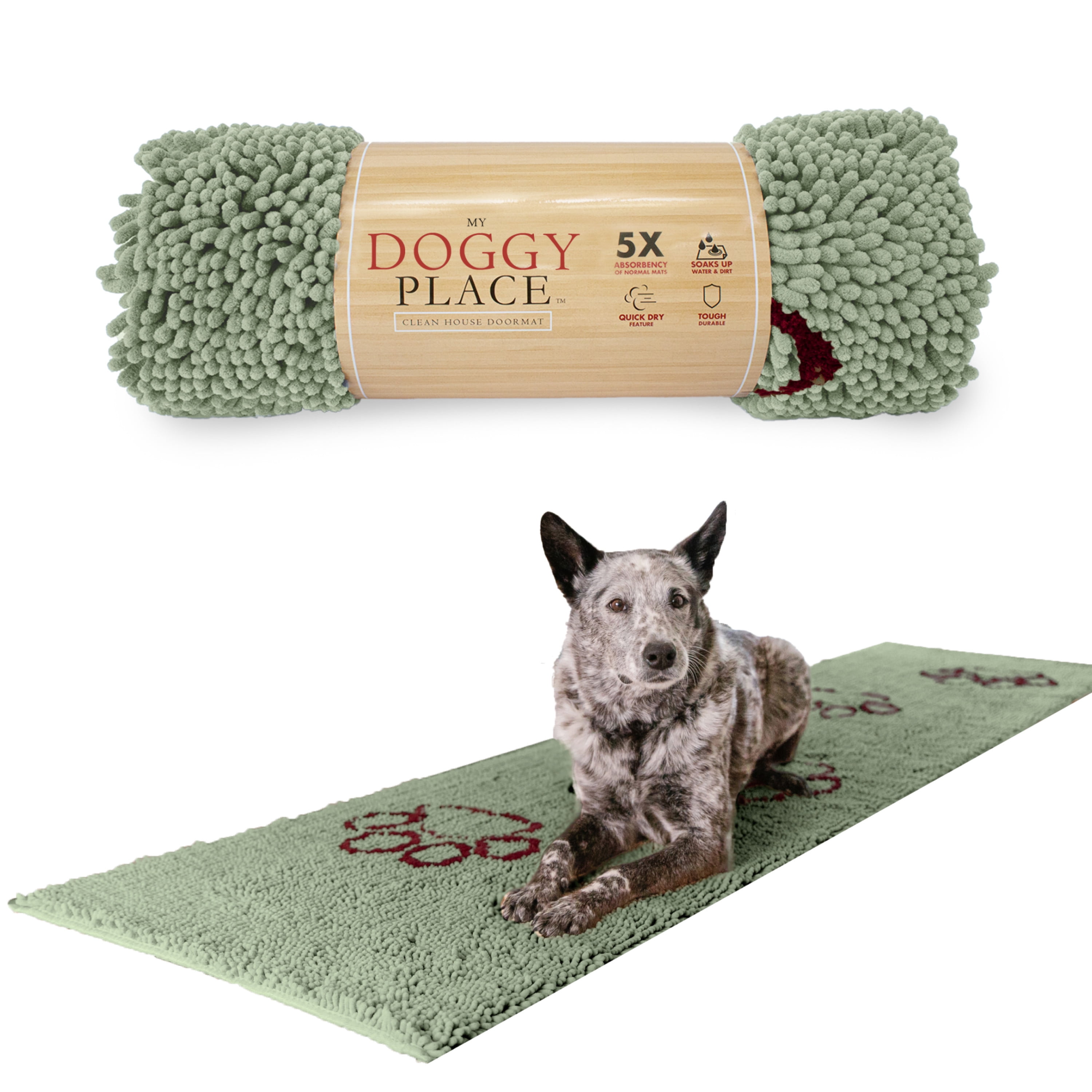 Dirt Stopper Supreme Dog Mat - Great Gear And Gifts For Dogs at Home or  On-The-Go