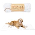 thumbnail image 1 of My Doggy Place Dog Mat for Muddy Paws, Washable Dog Door Mat, White, Runner, XL, 1 of 7