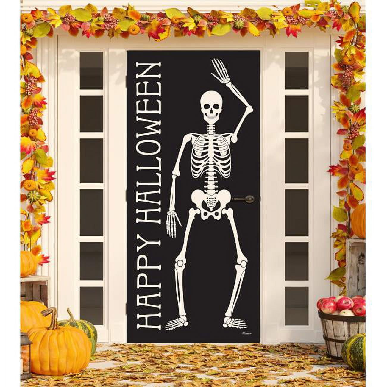 My Door Decor 285906HALL-007 36 x 80 in. Happy Halloween Skeletons ...