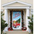 thumbnail image 1 of My Door Decor  36 x 80 in. Red Truck Christmas Christmas Front Door Mural Sign Banner Decor, Multi Color, 1 of 1