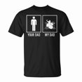 thumbnail image 1 of My Drummer Dad Graphic Tee Unisex Adult Cotton – Music Lover Shirt for Men and Women, Casual Everyday Wear, Size M, Color Black, 1 of 3