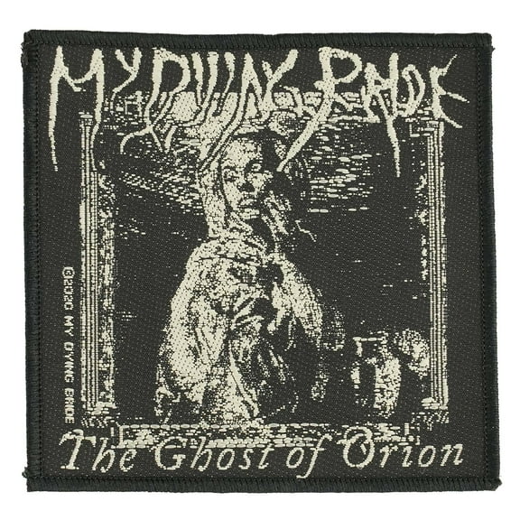 My Dying Bride Men's The Ghost Of Orion Woodcut Woven Patch Black