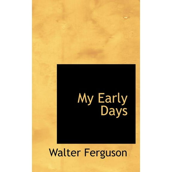 My Early Days (Hardcover)