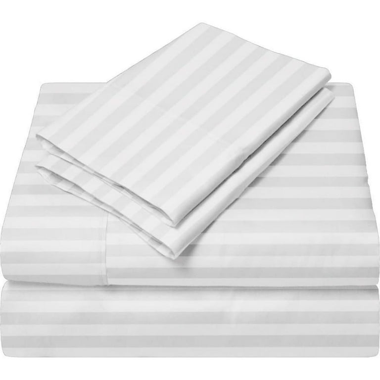 Effortless® Bedding RV Fitted Bottom Sheet 100% Certified Giza Egyptian  Cotton Extra-Long Staple (ELS) 500 Thread Count Sateen