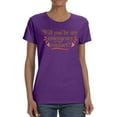 thumbnail image 1 of My Emergency Contact T-Shirt Women -Smartprints Designs, Female 3X-Large, 1 of 4