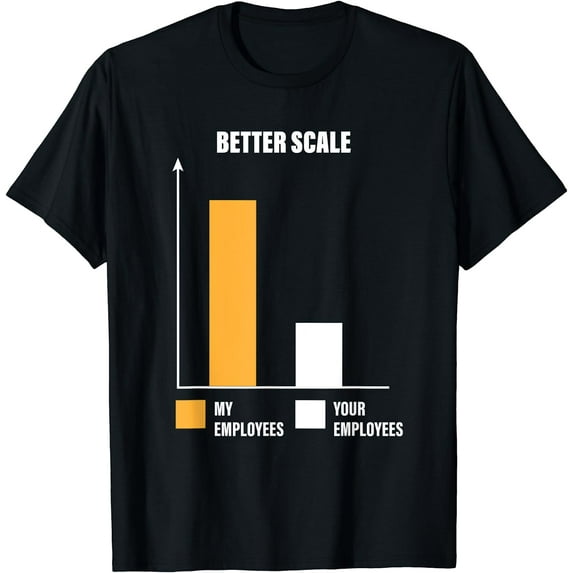 My Employees better than yours Funny Employer Gift T-shirt Black Large