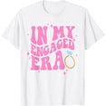 thumbnail image 1 of My Engaged Groovy Bride Bachelorette Party Bridesmaid T-Shirt, 1 of 2