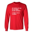 thumbnail image 1 of My Entire Life Can Be Described In One Sentence It Didn't Go As Planned Sarcastic Novelty Gift Idea Adult Humor Funny Men's Long Sleeve Shirts, 1 of 3