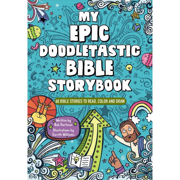 Pre-Owned My Epic, Doodletastic Bible Storybook: 60 Bible Stories to Read, Color, and Draw (Paperback) 0310142210 9780310142218