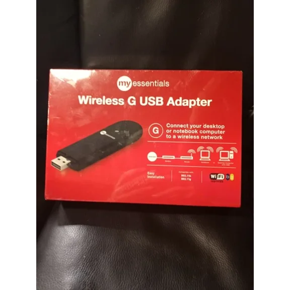 My Essentials Wireless Usb G Usb Adapter 802.11B 802.11G Sealed Ea