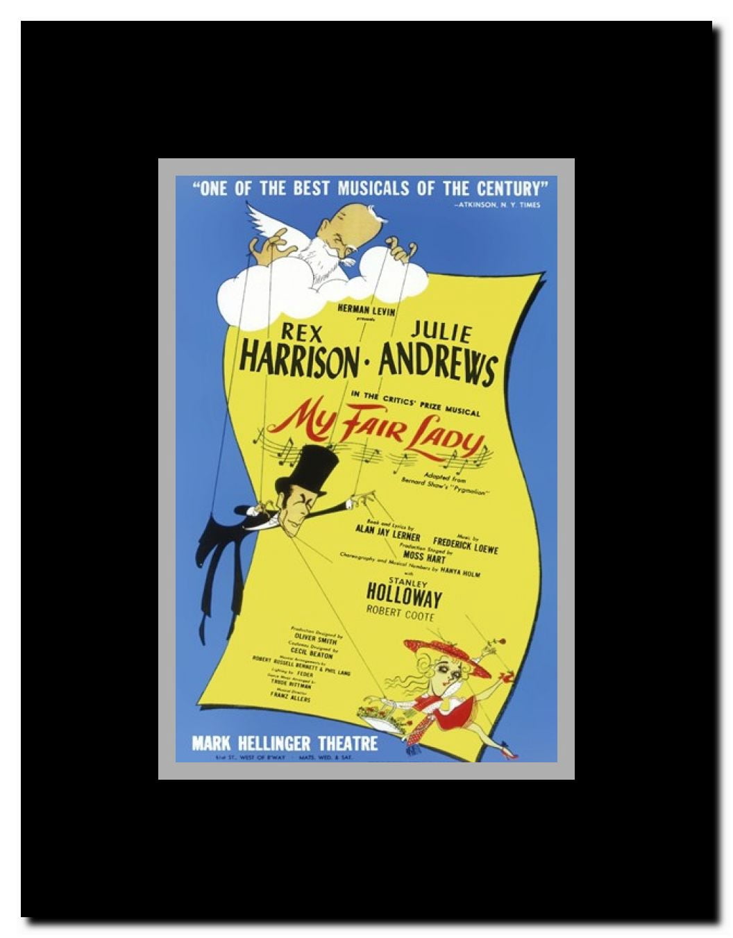 My Fair Lady (Broadway) Framed Movie Poster