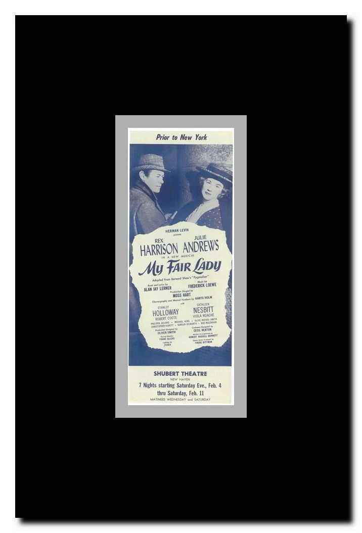 My Fair Lady (Broadway) Framed Movie Poster