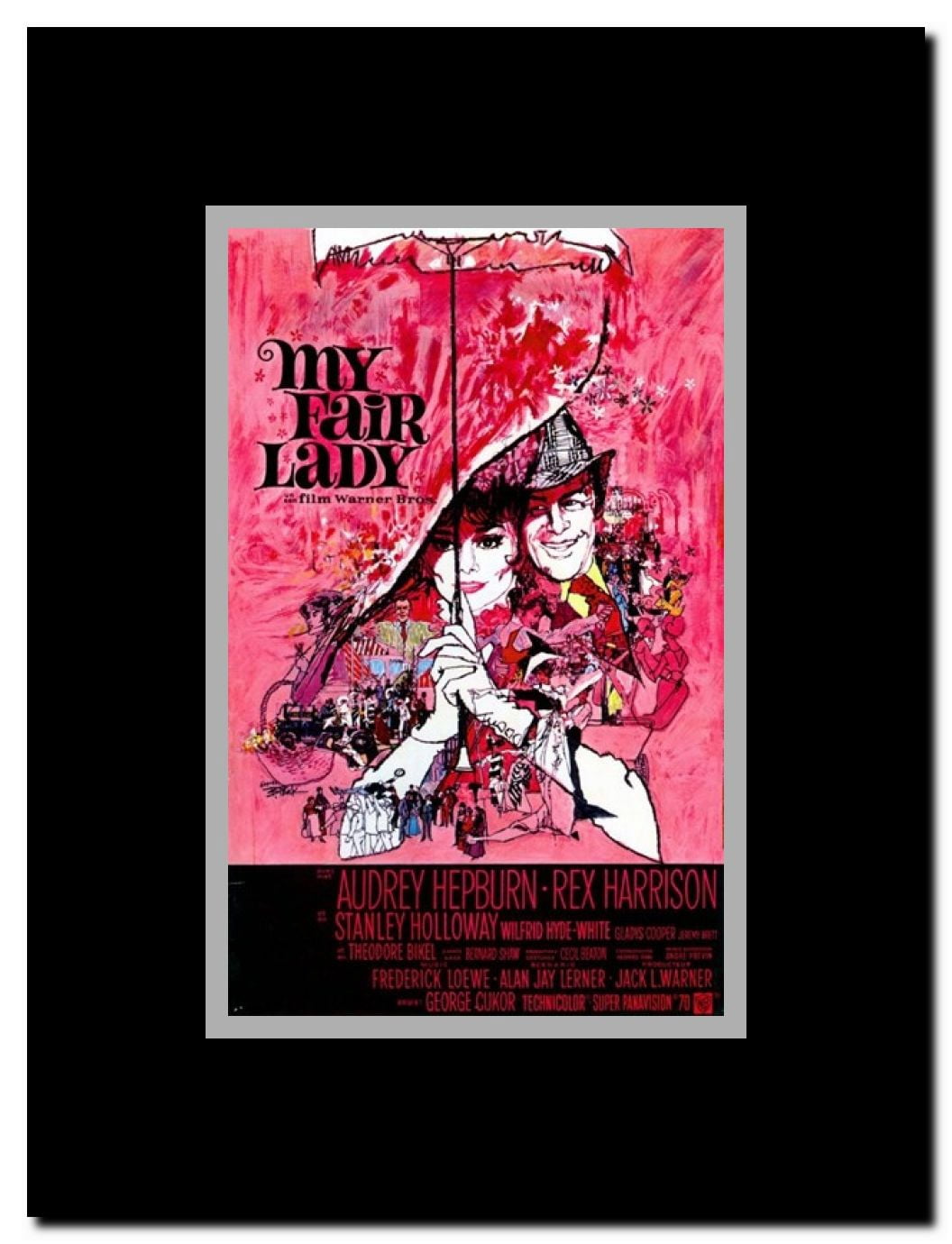 My Fair Lady Framed Movie Poster