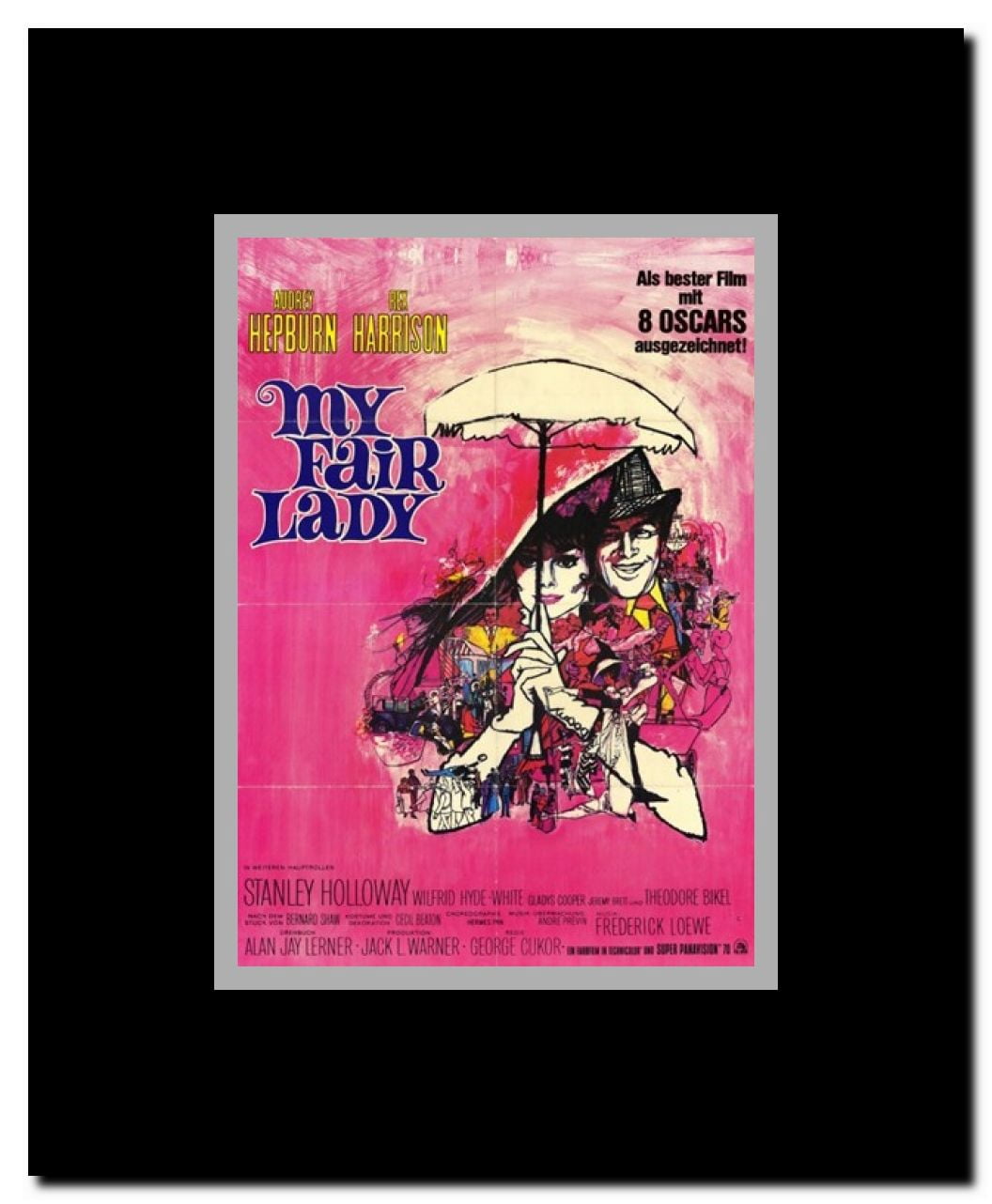 My Fair Lady Framed Movie Poster