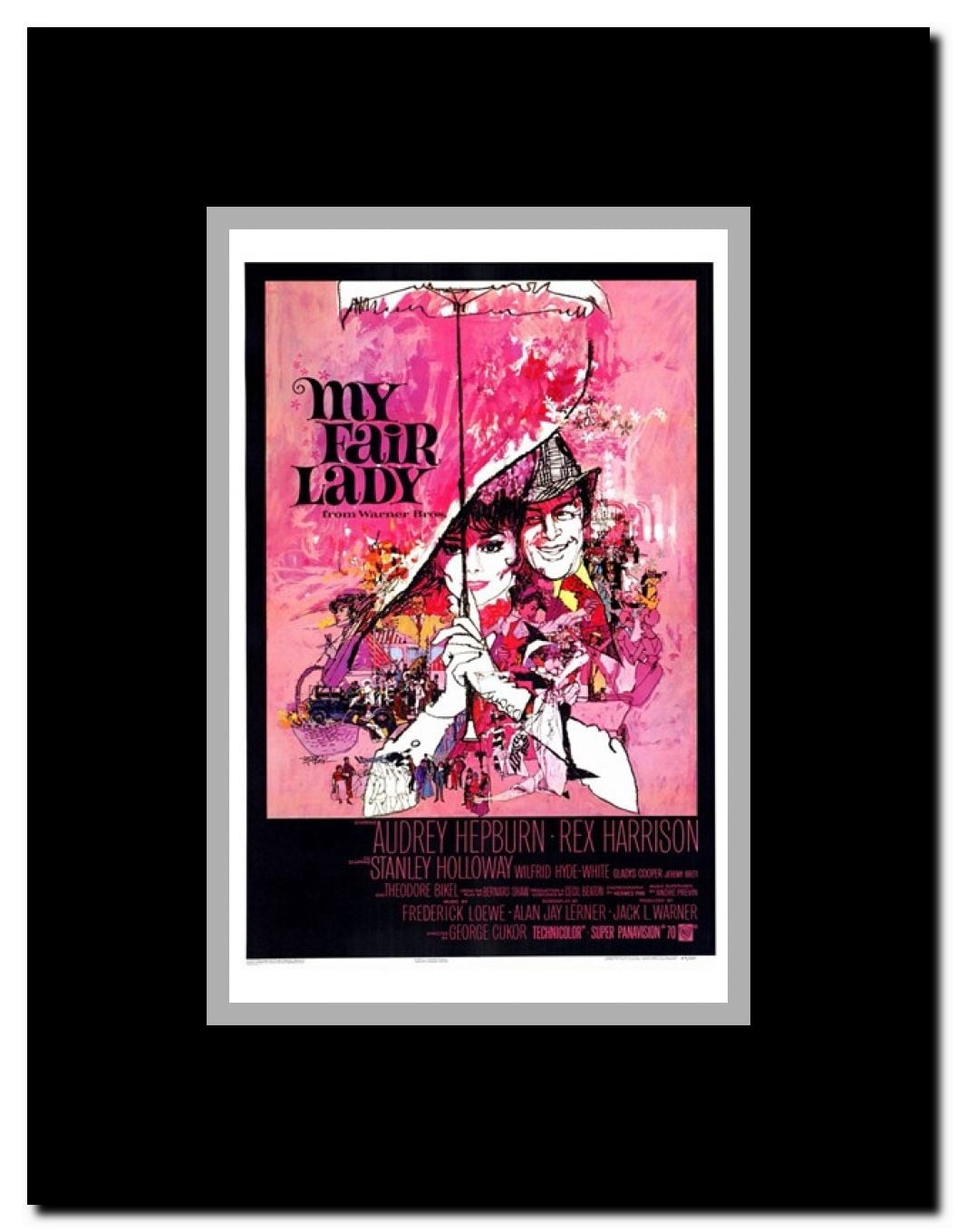 My Fair Lady Framed Movie Poster