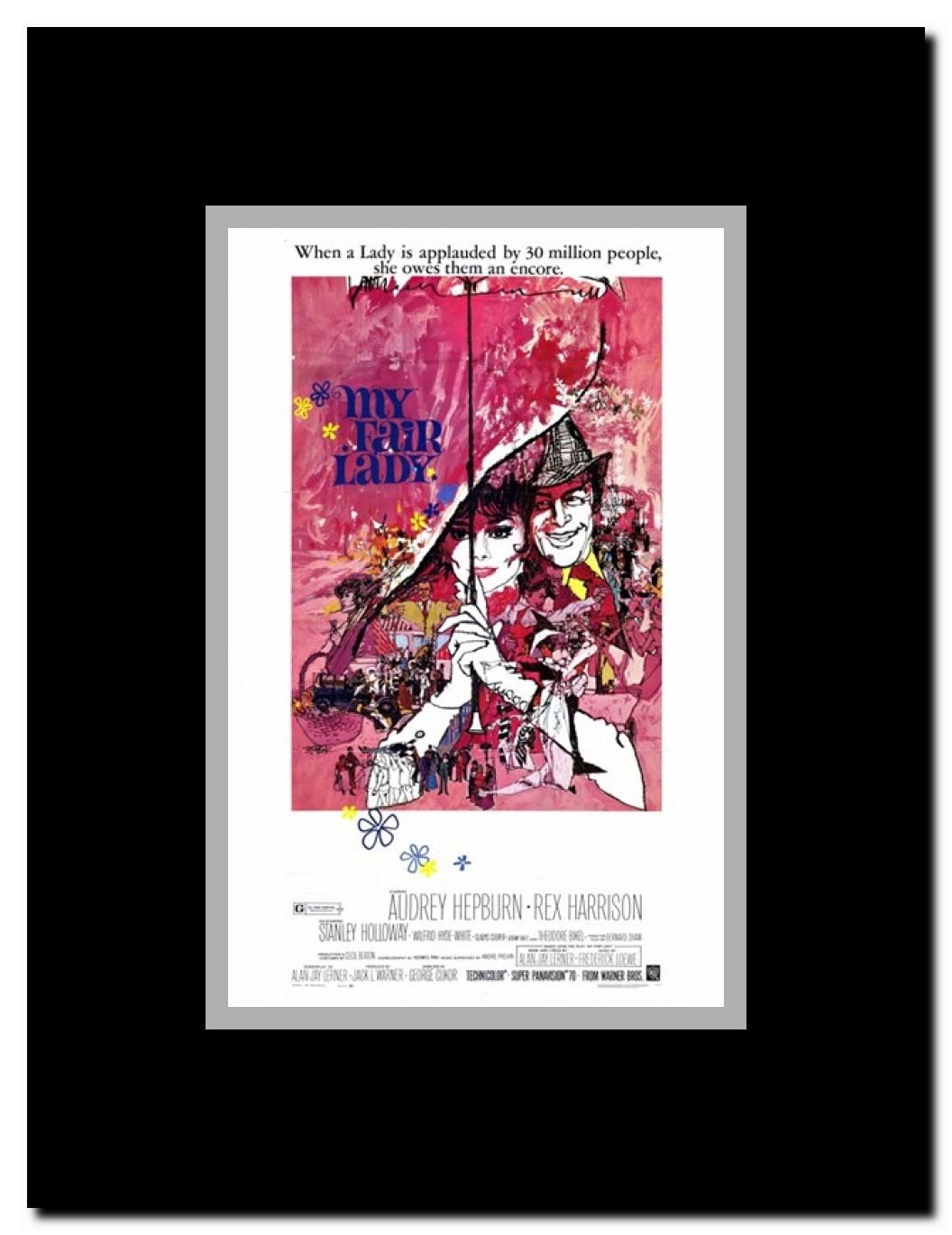 My Fair Lady Framed Movie Poster