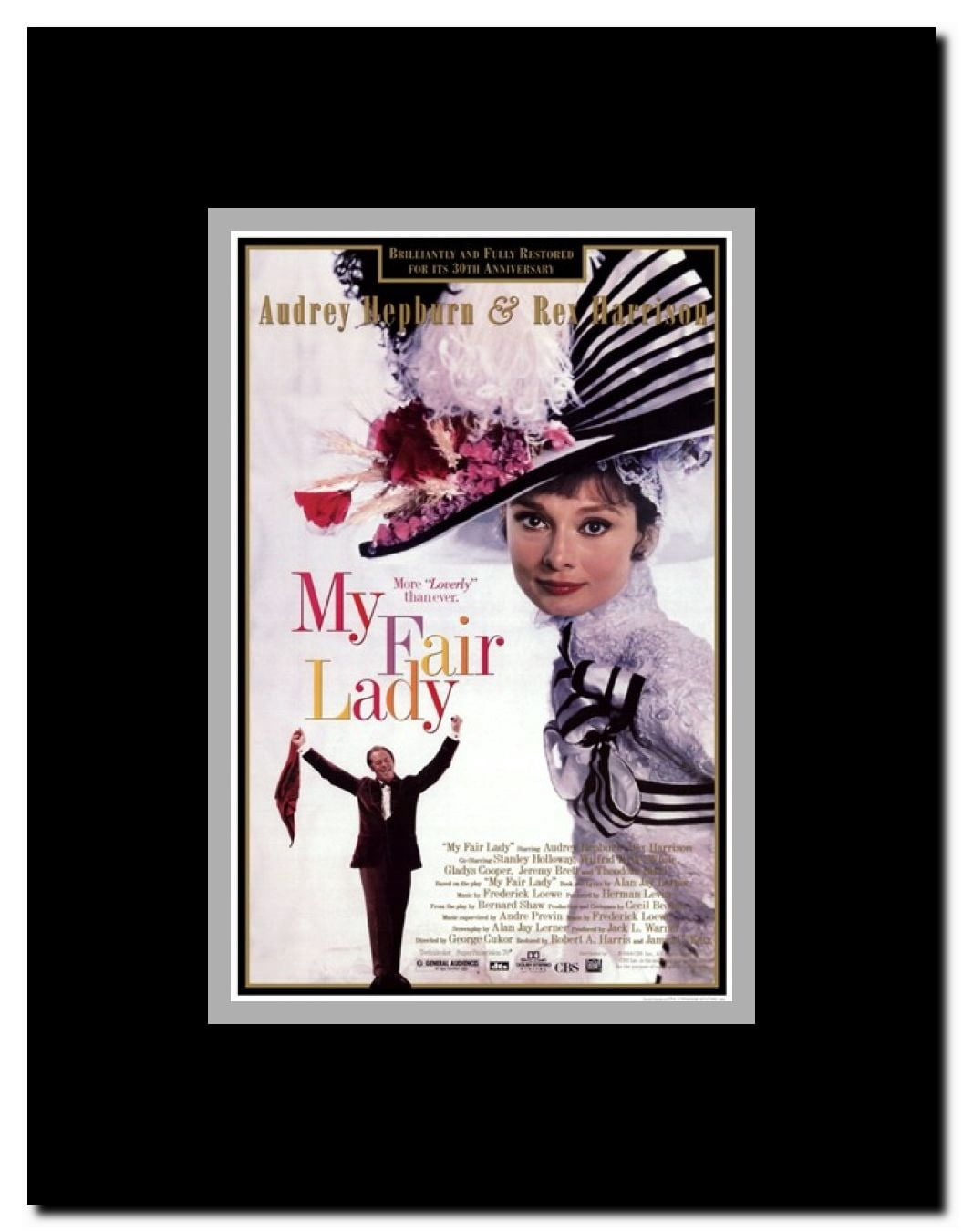 My Fair Lady Framed Movie Poster