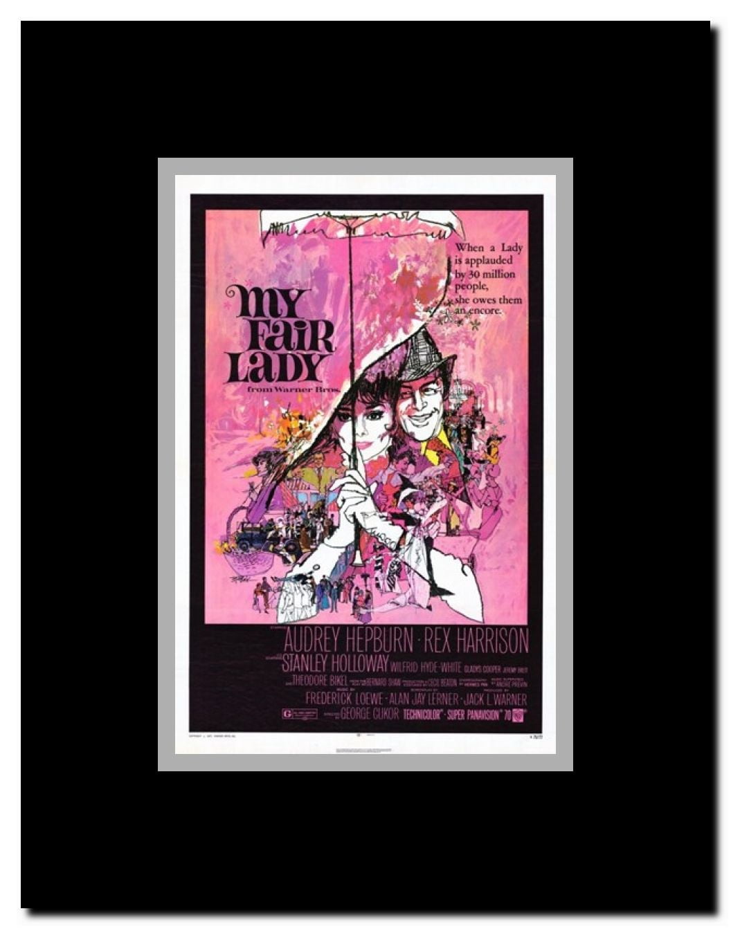 My Fair Lady Framed Movie Poster