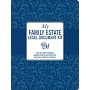 My Family Estate Legal Document Kit Hardcover