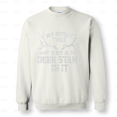 thumbnail image 1 of My Family Tree Has A Deer Stand In It Retro Hunter Sweatshirt, for Men & Women, up to Size 5XL, 1 of 2