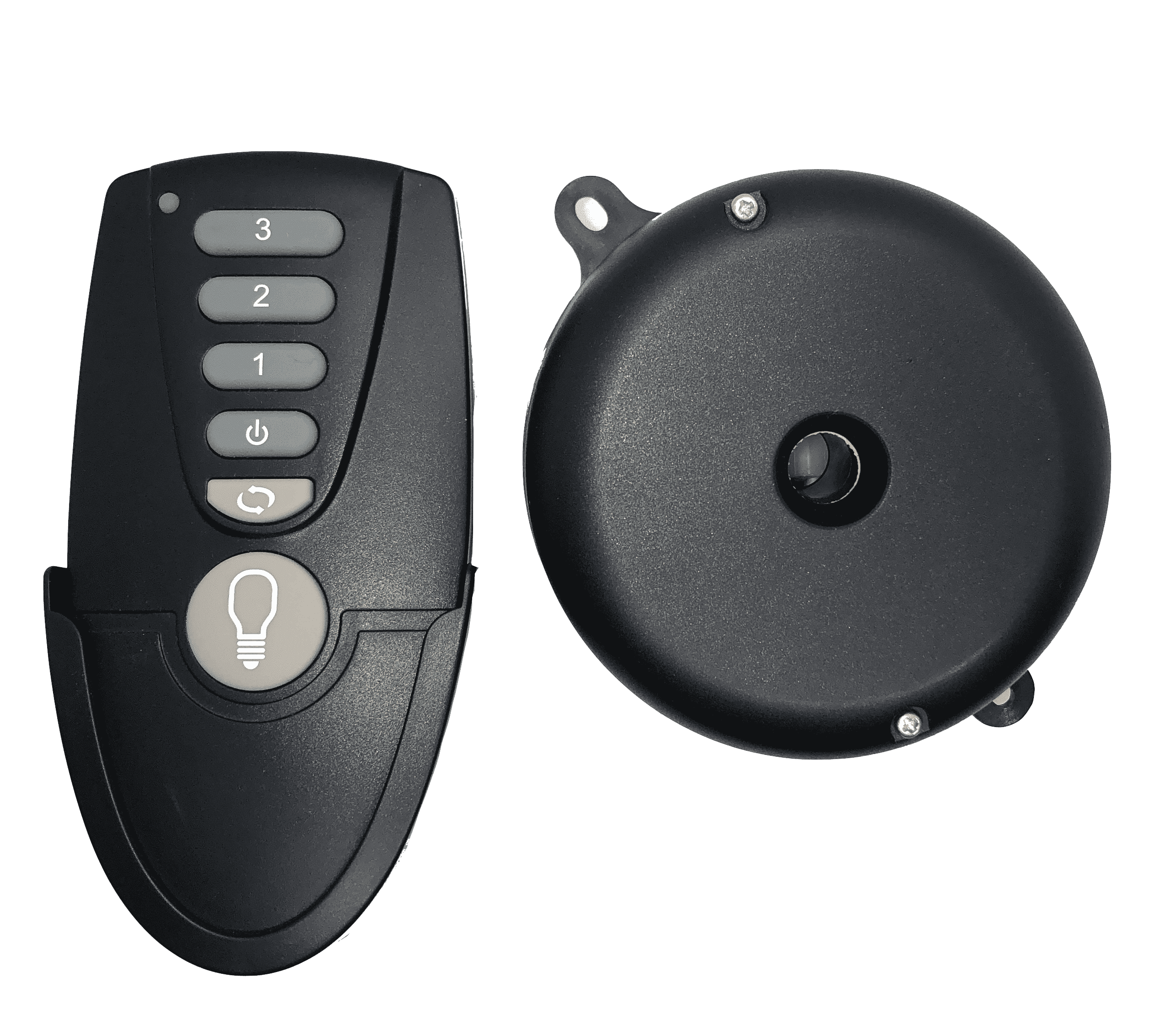 Black Replacement Ceiling Fan Kit with Remote Control