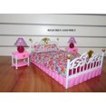 thumbnail image 1 of My Fancy Life Bedroom Set Dollhouse Furniture with Bed Sheet, Cardboard, 1 of 5