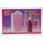 My Fancy Life Wardrobe & Mirror for 11.5" dolls Furniture By TKT