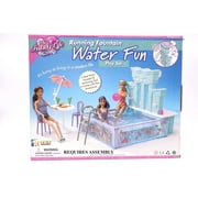 My Fancy Life Water Fun Pool Set for Dollhouse