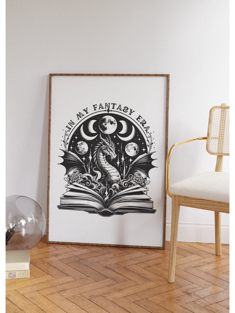 My Fantasy Era Poster, Cute Book Lover, Trendy Reading, Reader ...