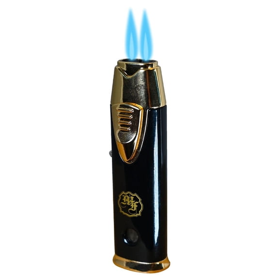 My Father Cigars Dual Torch Pocket Lighter - Black