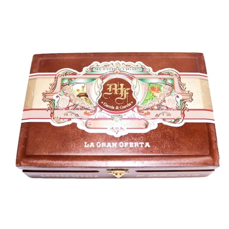 My Father Cigars Robustos La Gran Oferta Empty Wood Cigar Box 8.75" x 6" x 2.25"